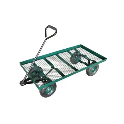 Carrello portautensili da giardino in metallo di grande capacità da 660 libbre