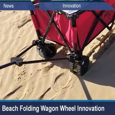 Innovazione della ruota del carro pieghevole da spiaggia